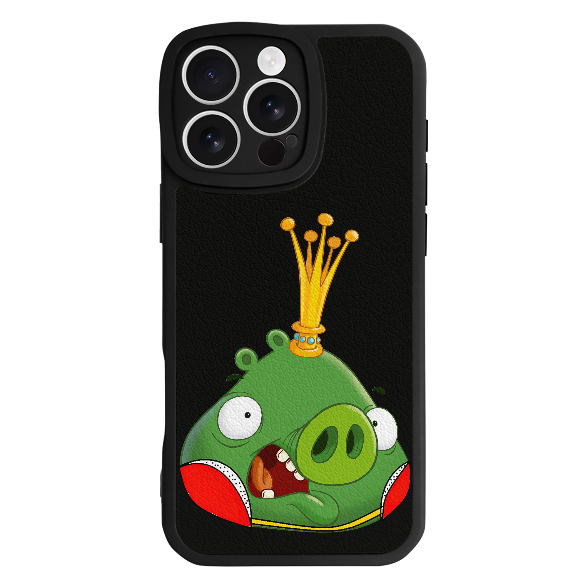 （画像用） Angry Birds アングリーバード 【iPhone 16シリーズ対応】シリコンスマホケース（レザー調） 材質：シリコン